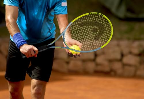 HEAD Tour Pro Tennis Racket - Pre-Strung Light Balance 27 Inch Racquet - 4 3/8 in Grip, Yellow