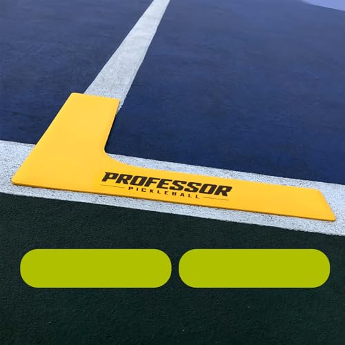 Professor Pickleball Court Marking Kit – Regulation Size Portable Pickleball Court Lines with Precision Tape Measure for Quick and Easy Setup – Perfect for Outdoor and On-The-Go Play