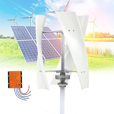 18000W Vertical Wind Turbine Generator Kit for Home & Business - Powerful 48V Windmill with Controller for Industrial Energy Supply - Eco-Friendly Renewable Energy Solution