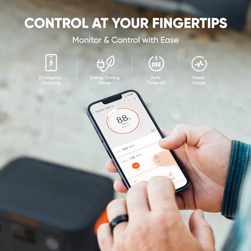 Jackery Solar Generator 240 v2 and 40W Mini Solar Panel, 256Wh LiFePO4 Battery, 300W AC & 100W USB-C Output, Ultra Fast Solar Charging for Outdoors, Camping, Travel & Emergencies (Renewed)