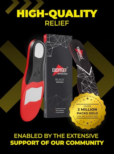 Premium Anti-Fatigue Shoe High Arch Support Insoles Men Women - Plantar Fasciitis Inserts - Orthotic Inserts Shoe Soles Standing All Day - Flat Feet Foot - Work Boot Insoles