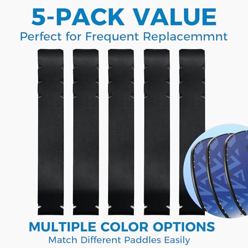 LITIAN Pickleball Edge Guard Tape - 5 Pack Protection Tapes for 16mm & 20mm Paddles, Wrinkle-Free Adhesive, Easy Application - Pickleball Accessories