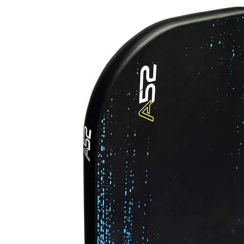 Diadem A52 USAPA Approved Pickleball Paddle - Thermoformed, Edgeless, with Carbon Fiber Face, 13.7 mm Honeycomb Core (Blue)