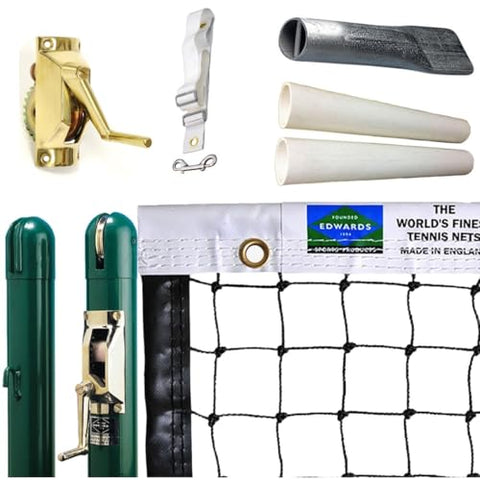 Edwards 3.5mm 36" x 22' Pickleball & Junior Tennis Net - Optional Seasonal Court Maintenance Kit