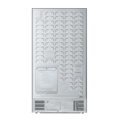 DUURA Elite DE210FDBMDSS Refrigerator Built in with French Doors Adjustable Glass Shelves Dual Drawer Bottom Freezer with Ice Maker, LED Interior Light and Stainless Steel Exterior, 36-Inch, Metallic