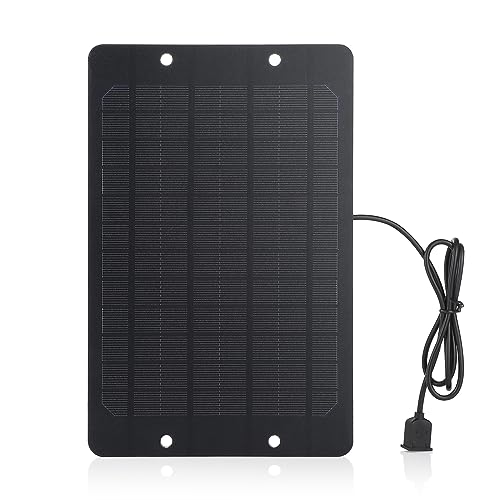 Soshine Mini Solar Panel - USB Solar Panel Charger 5v 6w with High Performance Monocrystalline USB A Connector for Camera,Water Pump,Small Fan,Bicycle,Power Bank,Camping Lanterns