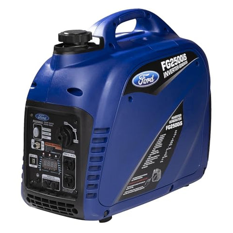 Ford 2300 Watt Gas Inverter Generator, Small Portable & Quiet, Home Use, Camping, Outdoor, CARB Compliant, Parallel Capability, Built Ford Tough, Generadores De Gasolina Silencioso, FG2300IS