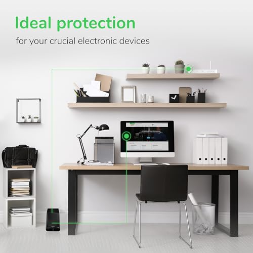 APC UPS Battery Backup & Surge Protector, 600VA Backup Battery Power Supply, BE600M1 Back-UPS with USB Charger Port