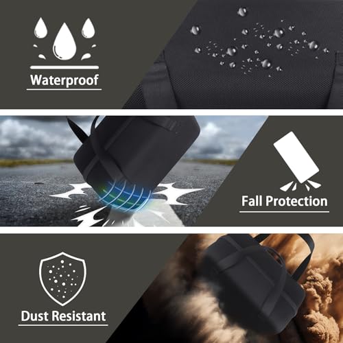co2CREA Hard Travel Case Compatible with Anker SOLIX C300 / C200X Portable Power Station, Outdoor 288Wh LiFePO4 Battery 300W Solar Generator