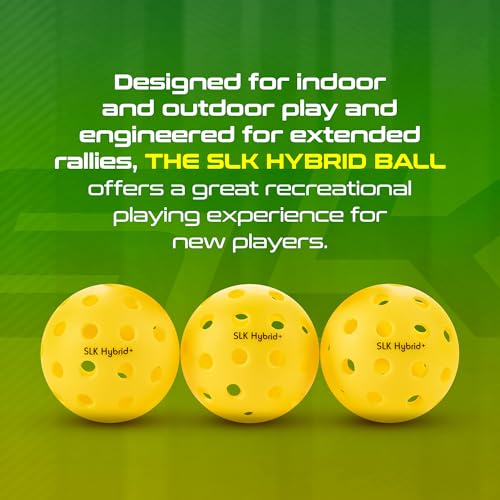 Selkirk Sport SLK Neo Fiberglass Pickleball Paddles Set of 2 | Designed in The USA | Complete Pickleball Set with 2 Pickle Ball Rackets, 3 Hybrid+ Balls, and SLK Sling Bag | Citron & Magenta Mirage