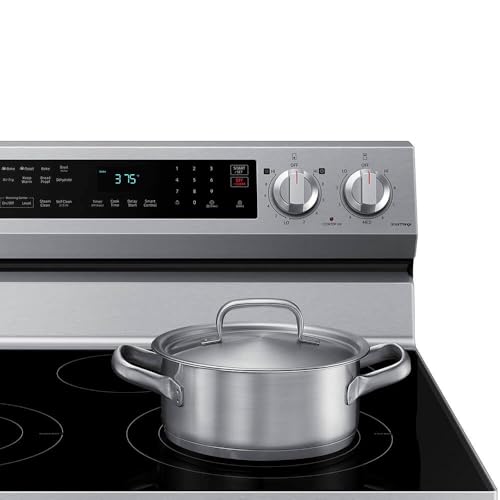 Samsung NE63A6511SS 6.3 Cu. Ft. Stainless Smart Freestanding Electric Range