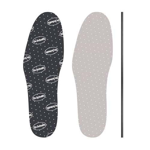 Dr. Scholl's® Stay Odor-Free & Dry Comfort Insoles with Odor-X®, Unisex Inserts, 1 Pair, Full Length Trim to Fit Men's Shoe Sizes (7-13) and Women's Shoe Sizes (5-10)