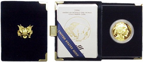 2006-present Proof 24K One Ounce Gold Buffalo - Random Date