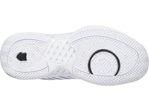 K-Swiss Women's Hypercourt Express 2 Tennis Shoe - Wide Width Pickleball Sneakers White/Black