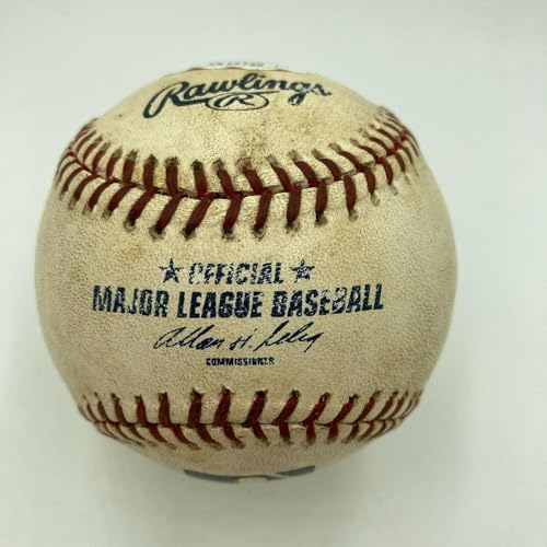 Historic Derek Jeter "The Flip Play" Final Out Signed Game Used Baseball JSA - MLB Autographed Game Used Baseballs