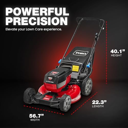 Toro 60V MAX* 21 in. Recycler® Push Lawn Mower - Battery/Charger Not Included