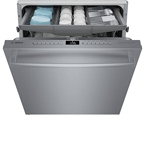 Bosch SGX78B55UC 800 Series 24 inch Top Control Dishwasher - Stainless Steel