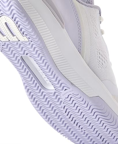 WILSON Intrigue Pro Women's Tennis Shoe - White/Lavender Blue/Silver, Size 9 US