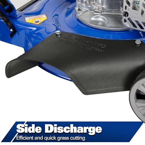 BILT HARD Gas Lawn Mower 20 inch, 144cc 4-Cycle OHV Engine Lawnmower, 8 Adjustable Cutting Heights Push Mowers for Lawn, Yard and Garden