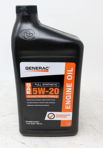 Generac (3 Quarts) 5W-20 Full Synthetic Oil Change Kit