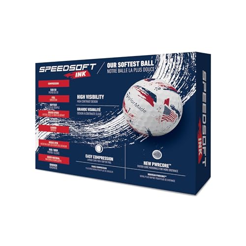 TaylorMade Golf SpeedSoft Ink USA Dozen