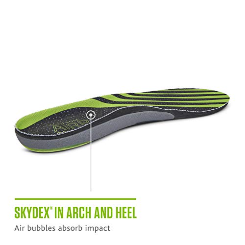 Sof Sole womens Airr Orthotic Support Full-length Insole, Green, Women s 8-11 US