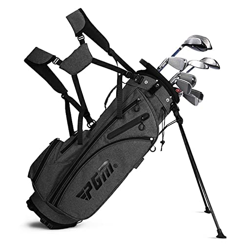 PGM Men's G300 Complete Golf Club Set - Titanium #1 Driver, Draw-Biased Hybrid, High-Strength Iron Set, High Forgiveness Putter, with Stand Bag (Right-Handed, 12Pcs Clubs-Regular)