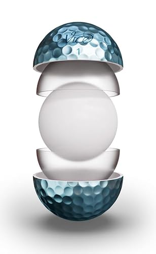Vice Pro Golf Balls, Pro Ice Blue (One Dozen)
