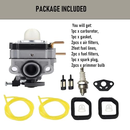 WS4200 Carburetor Compatible for 2018 Craftsman WS410 30cc 4 Cycle Gas Trimmer Craftsman cmxgtamdaxsc MTD 41adaxsc793 Replace 751-16046-4