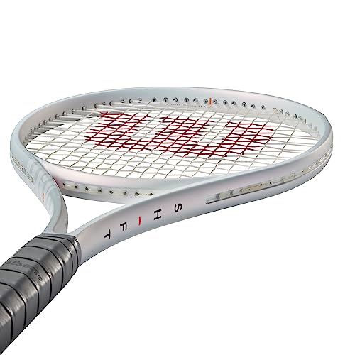 Wilson Shift 99 Pro V1 Strung Performance Tennis Racket - Grip Size 2-4 1/4", Strung with Sensation 16 Natural at Mid Range Tension