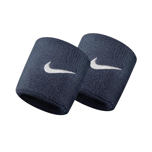 Nike Swoosh Single Tennis Wristbands (White)