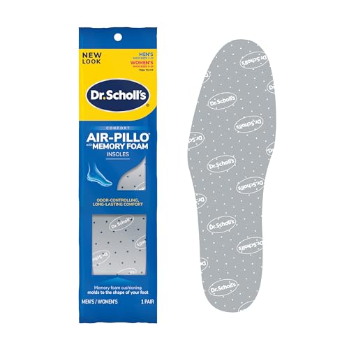 Dr. Scholl's Insoles Air-Pillo Cushioning - 3 Pairs (Men's Sizes 7-13 & Women's Sizes 5-10)
