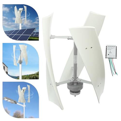 Portable Wind Turbine Power Generator 500W 12V Vertical Windmill for Home Use With Controller
