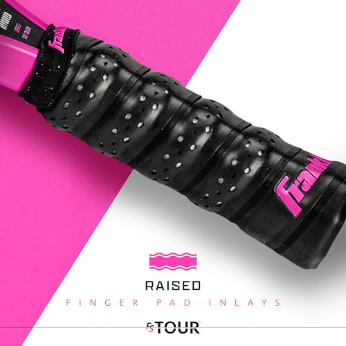 Franklin Sports Pro Pickleball Paddle Set - FS Tour Series Carbon Fiber Pickleball Paddle, Paddle Cover + Paddle Eraser - Official USA Pickleball (USAPA) Approved Paddle Set - Tempo 16mm Core - Pink