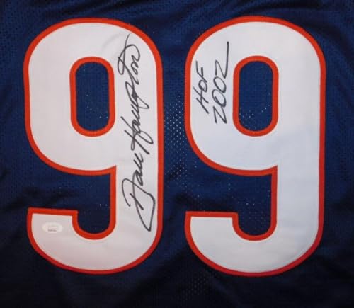 DAN HAMPTON SIGNED AUTOGRAPHED CHICAGO CUSTOM JERSEY JSA COA "HOF 2002"