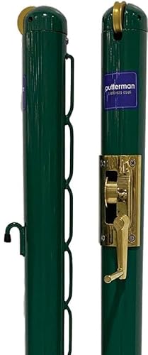 Putterman 3” Internal Wind Pickleball Post Set (Green)