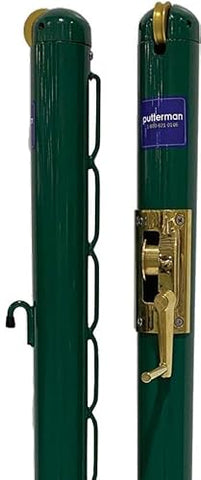 Putterman 3” Internal Wind Pickleball Post Set (Green)