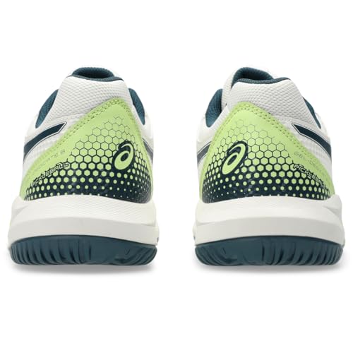 ASICS Men's Gel-Dedicate 8 Pickleball Shoes, 10.5, Cream/Tranquil Teal
