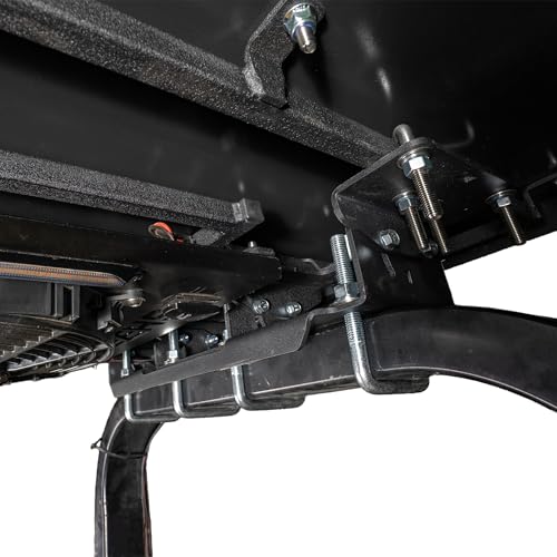 Zero-Turn Mower Canopy with Cooling Fan & LED Lights – Stay Cool & Protected While You Mow – Fits Most Zero-Turn Mowers (Black)