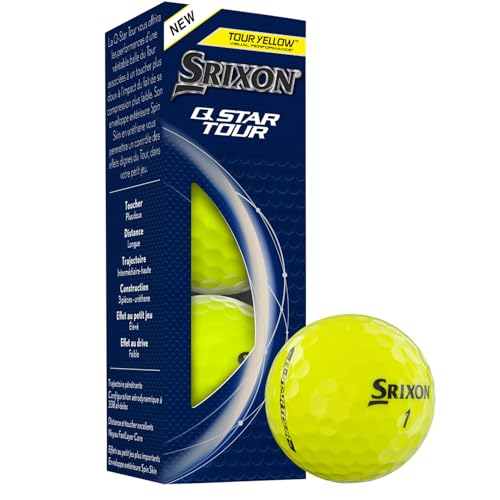Srixon Q Star Tour 5 Golf Balls, Yellow