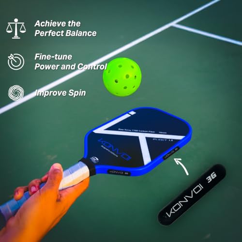 Konvoi Pickleball Lead Tape - Premium 3M Adhesive, Pro-Grade Materials - Add Weight for Power, Control & Perfect Paddle Balance