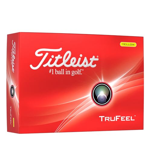 Titleist TruFeel Golf Balls, Yellow (One Dozen)