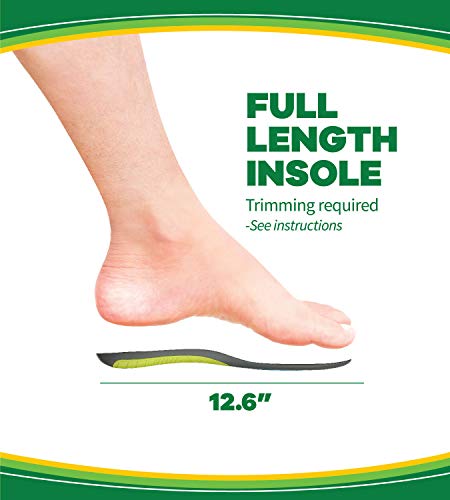 Dr. Scholl’s Sport Insoles (Pack of 2) // Superior Shock Absorption and Arch Support to Reduce Muscle Fatigue and Stress on Lower Body Joints (for Men's 8-14)