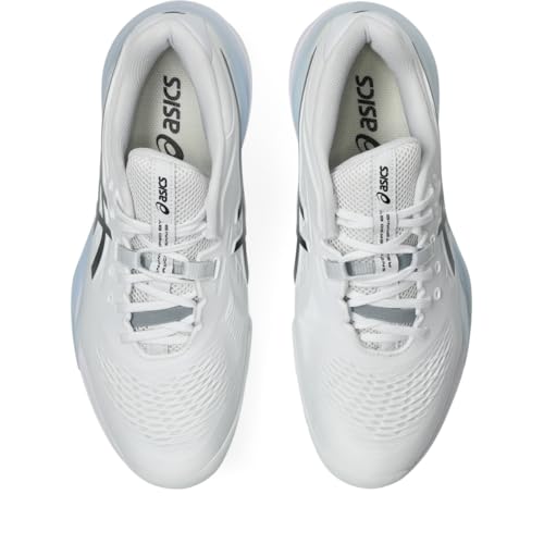 ASICS Men's Gel-Resolution X Tennis Shoes, 10.5, White/Black