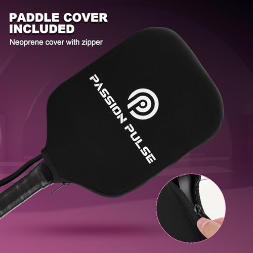 2025 Pickleball Paddles,Raw Carbon Fiber Surface（CFS）, 16mm T700 High Grit & Spin, V6 Pro Pickle Ball Paddles Designed for Ultimate Spin & Consistency- Cute Pickleball Paddle for Women (Pink)