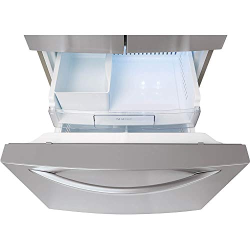 LG LFDS22520S - Refrigerator/Freezer - French Door Bottom Freezer with Water Dispenser - Width: 29.8 in - Depth: 35.5 in - Height: 68.5 in - 21.8 cu. ft - Stainless Steel
