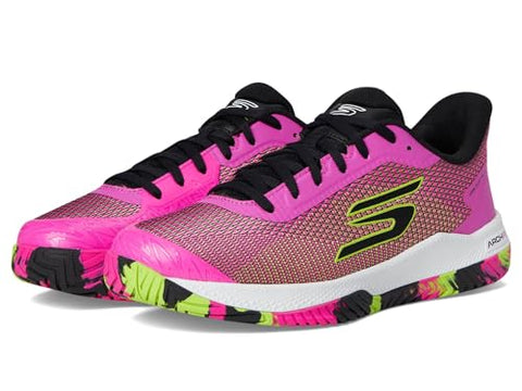 Skechers Women's Pickleball Viper Court Pro 2.0 Sneaker, Hot Pink, 7 Medium