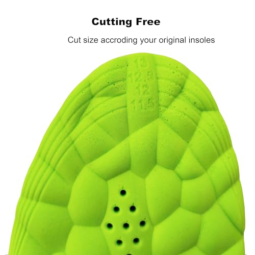 Cloud Technology Soles Insoles - Soft Arch Support Steppers Insoles for Men & Women Work All Day Superior Comfort Insoles (1 Pairs, Women 12.5-14.5 | Men 11.5-13.5)