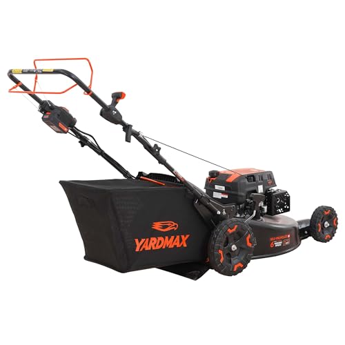 24 in. 201cc Electric Start Select PACE 6 Speed CVT High Wheel RWD 3-in-1 Gas Walk Behind Self Propelled Lawn Mower