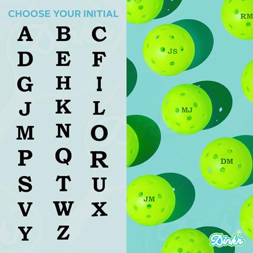 Dink Ink Letters - Self-Inking Reusable Pickleball Marker | Personalize Your Pickleballs with Precision | Quick-Dry, Smudge-Free Durable Ink | Perfect for Marking Your Pickleballs (Letter Y)